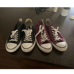 2 PAIRS- Converse Mens Shoes